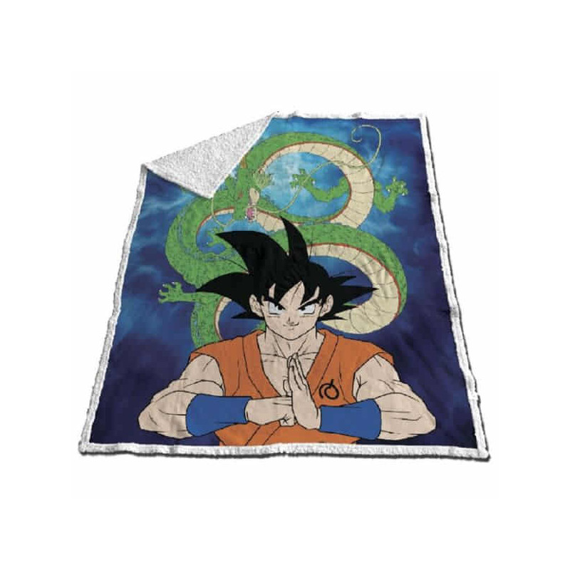 Imagen manta coral sherpa dragon ball 120x150cm