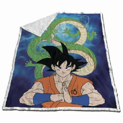 Imagen manta coral sherpa dragon ball 120x150cm Imagen manta coral sherpa dragon ball 120x150cm