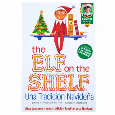 imagen 2 de muñeco elfo niño y cuento - the elf on the shelf