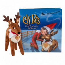 Imagen peluche reno y cuento - the elf on the shelf