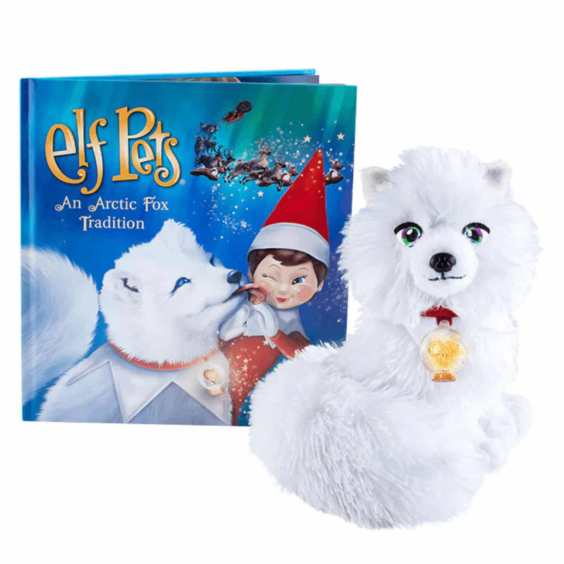 Imagen peluche zorro y cuento - the elf on the shelf