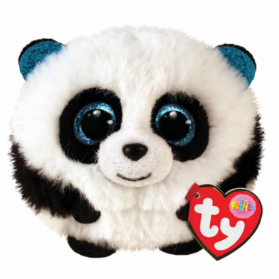 Imagen peluche puffies panda bamboo ty 10cm