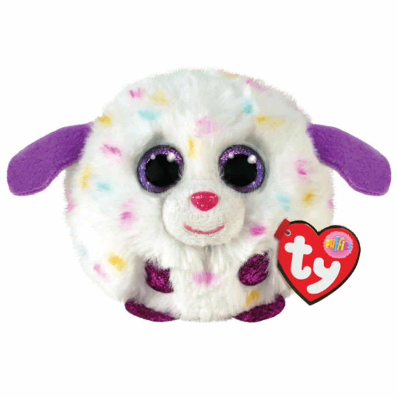 Imagen peluche puffies munchkin dog ty 10cm