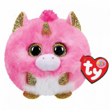 Imagen peluche puffies fantasia unicornio ty 10cm