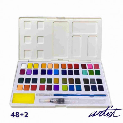 imagen 1 de caja 48 acuarelas pocketbox artist