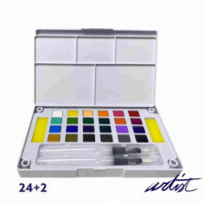 imagen 1 de caja 24 acuarelas pocketbox artist