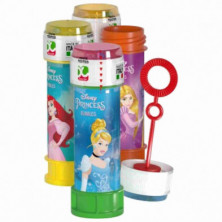 Imagen pompero princesas 60ml 36u tubo pompas disney