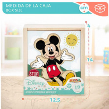 imagen 4 de puzzle de madera trajes mickey mouse