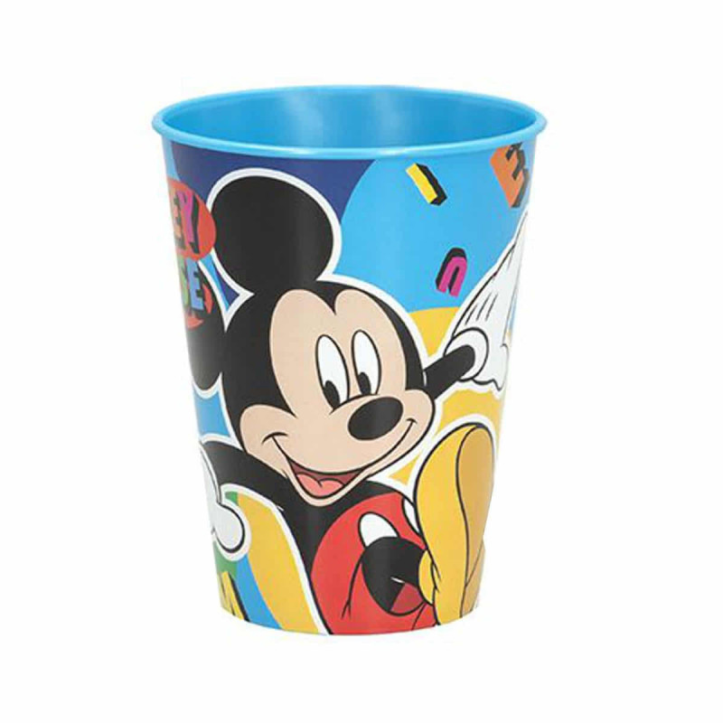 Imagen vaso plástico mickey mouse 260ml pack 6 unidades