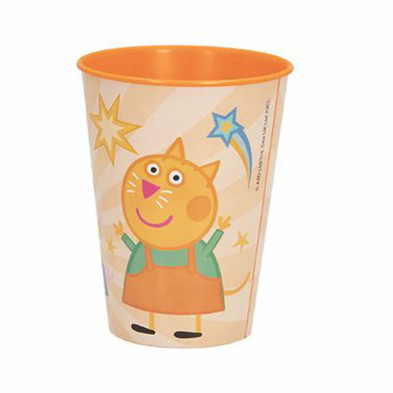 imagen 2 de vaso plástico peppa pig 260ml pack 6 unidades