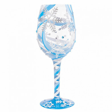 Imagen copa de vino snowflakes dreams lolita