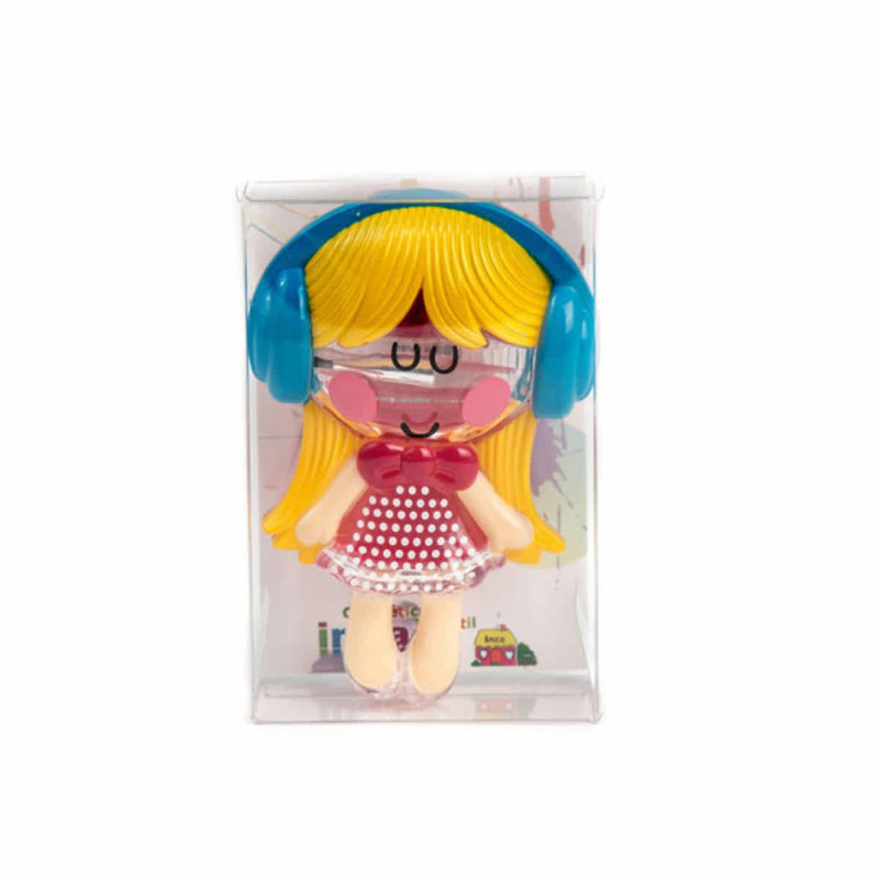 Imagen lip gloss en envase de muñeca Imagen lip gloss en envase de muñeca