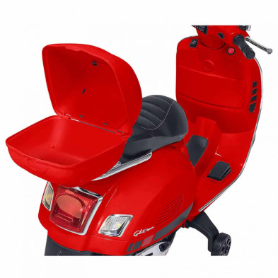 imagen 5 de moto vespa gts super sport roja eléctrica 12v