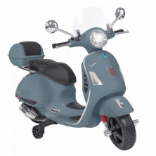 imagen 1 de moto vespa gts super sport gris eléctrica 12v