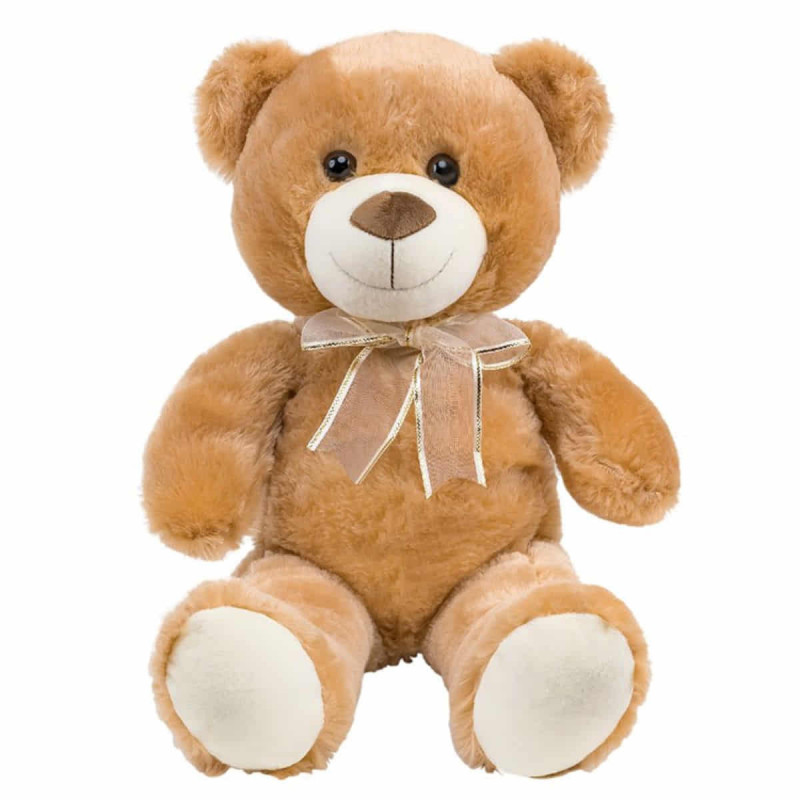 Imagen peluche oso marrón oscuro 55cm Imagen peluche oso marrón oscuro 55cm