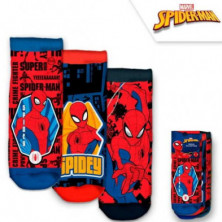 Imagen 2 de PACK 3 CALCETINES SPIDERMAN TOBILLEROS 31/34