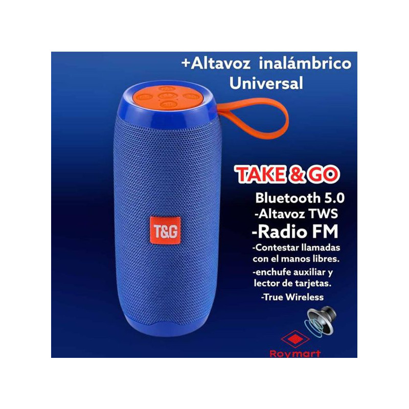 Imagen altavoz speaker tower 5.0 azul