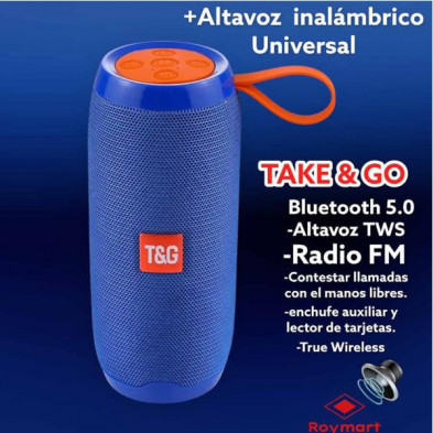 Imagen altavoz speaker tower 5.0 azul