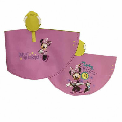 Imagen PONCHO MINNIE COLOR ROSA CUTE PVC TALLA 4 Imagen PONCHO MINNIE COLOR ROSA CUTE PVC TALLA 4