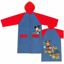 Imagen IMPERMEABLE MICKEY MOUSE AZUL TALLA 4 PVC