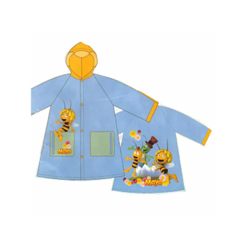 Imagen IMPERMEABLE ABEJA MAYA AZUL TALLA 2 PVC