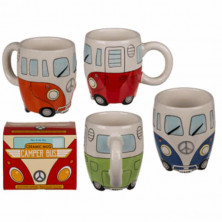 CAMPER BUS CUP 13X10CM VARIADO