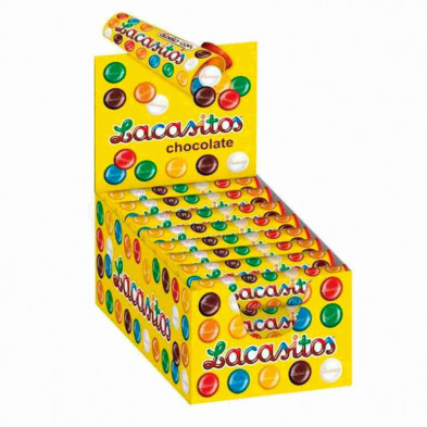 imagen 1 de lacasitos tubo caja completa 24 unidades