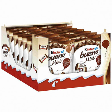 imagen 1 de kinder bueno mini bolsa 108grs 16 unidades