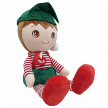 imagen 3 de peluche duende rudy - trudi 17x51x12cm