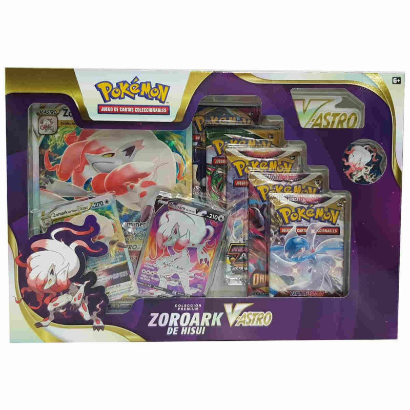 Imagen jcc pokémon colección combate zoroak hisui premiun