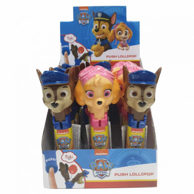 imagen 2 de push lollipop paw patrol 12 unidades