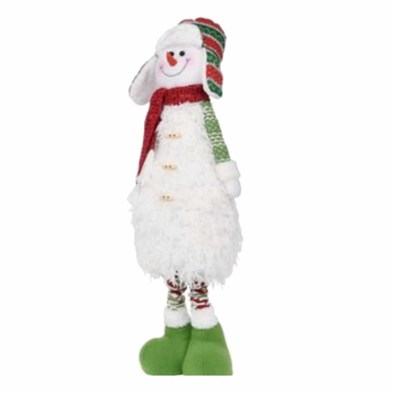 Imagen muñeco nieve de 70cm con luz led 24x70cm Imagen muñeco nieve de 70cm con luz led 24x70cm