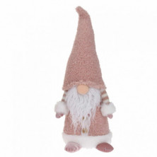 Imagen figura gnome rosa de pie 45cm