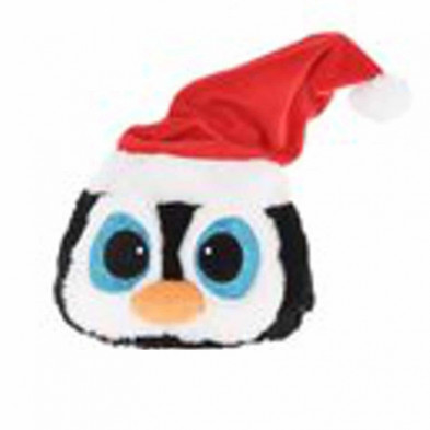 Imagen cabeza pingüino peluche 45cm con sonido