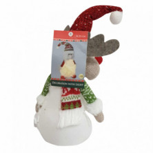 imagen 2 de figura reno 22cm con led