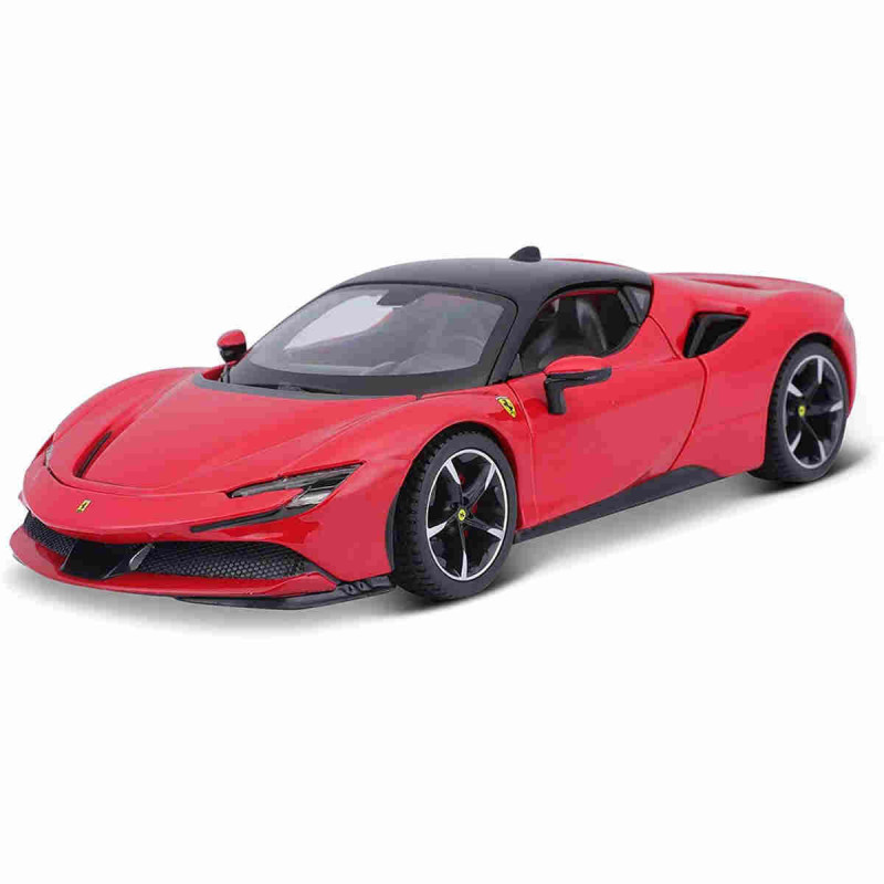 Imagen coche ferrari sf90 stradale 1/24 bburago rojo