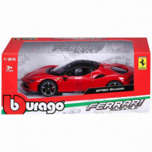 imagen 3 de coche ferrari sf90 stradale 1/24 bburago rojo