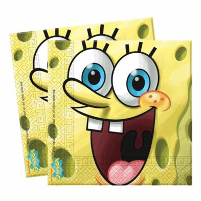 Imagen bolsa 20 servilletas bob party 33x33cm Imagen bolsa 20 servilletas bob party 33x33cm