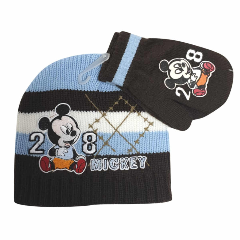 Imagen gorra +guantes mickey mouse baby Imagen gorra +guantes mickey mouse baby
