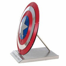 imagen 1 de escudo capitan america metalearth 3d puzzle