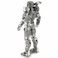 imagen 3 de maquina de guerra iron man metalearth 3d puzzle