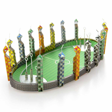 imagen 2 de  harry potter - quidditch pitch  metalearth 3d puz