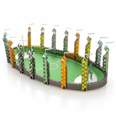 imagen 3 de  harry potter - quidditch pitch  metalearth 3d puz