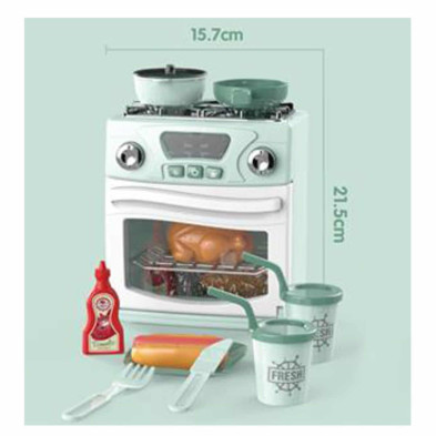 imagen 1 de cocina happy gourmet verde con luz y sonido