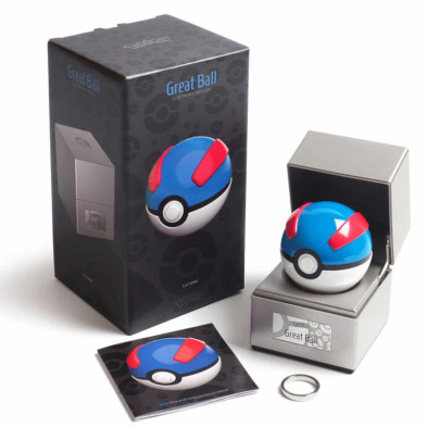 imagen 1 de réplica electrónica die cast pokemon great ball