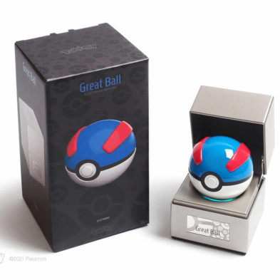 imagen 5 de réplica electrónica die cast pokemon great ball