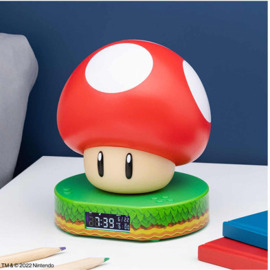 imagen 2 de reloj despertador super mushroom - super mario