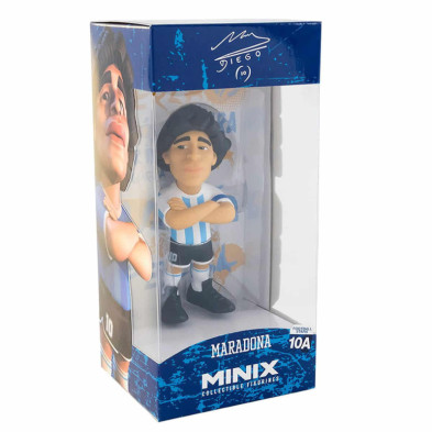 imagen 1 de figura minix maradona selección albi celeste 12 cm