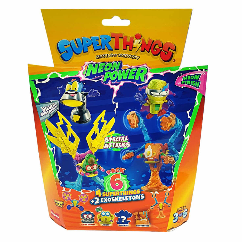 Imagen exoskeletos superthings neon power pack 6 Imagen exoskeletos superthings neon power pack 6