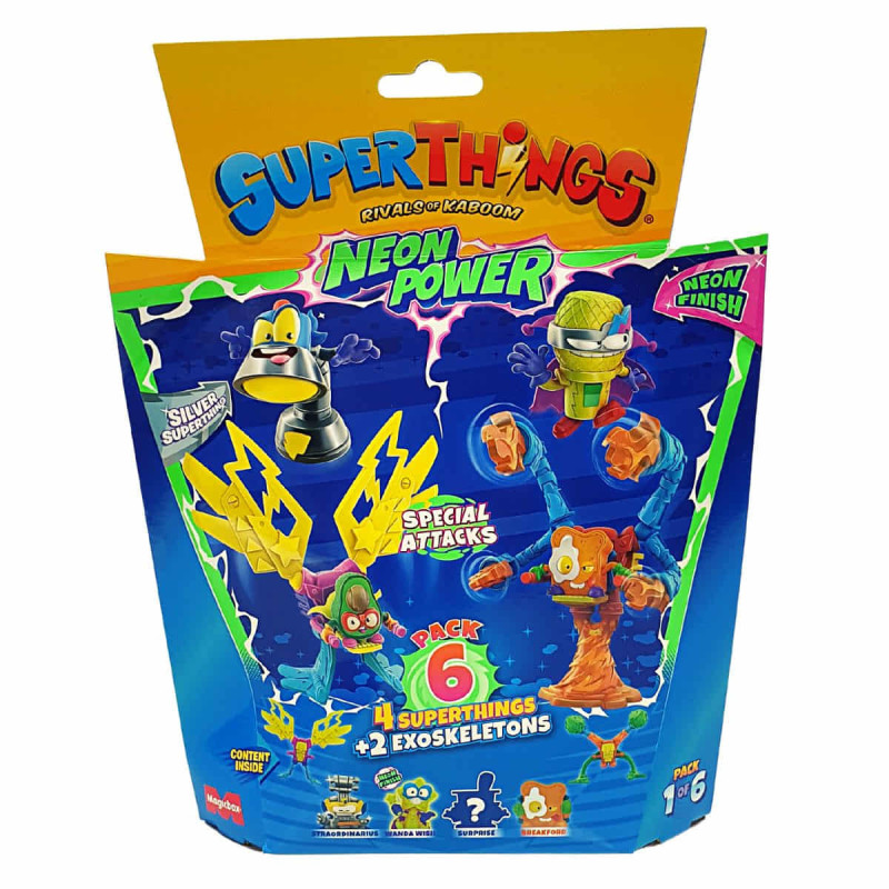 Imagen exoskeletos superthings neon power pack 6 Imagen exoskeletos superthings neon power pack 6